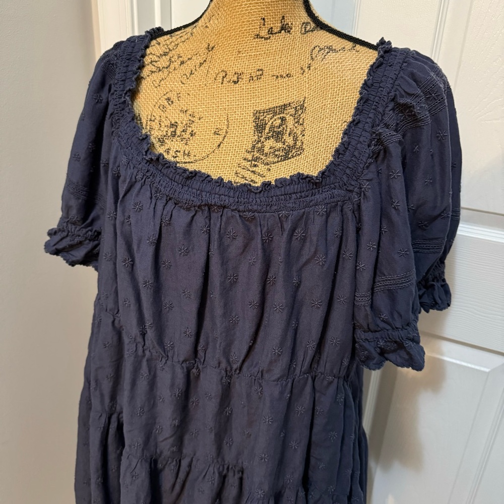 Old Navy Embroidered Square Neck Dress